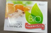 Suhkru kogus sees Infuso Zenzero & Arancia