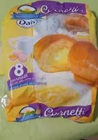 Jumlah gula yang masuk Cornetti farciti alla crema pasticcera