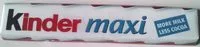入っている砂糖の量 Kinder Maxi