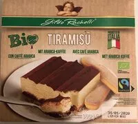 Suhkru kogus sees Tiramisu