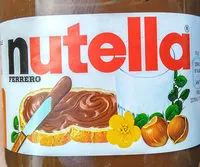 Quantité de sucre dans Nutella