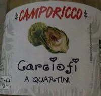 Suhkru kogus sees Carciofi a quartini