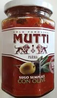 入っている砂糖の量 Sugo semplice con olive