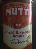 Gula dan nutrisi di dalamnya Mutti passata