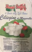 चीनी की मात्रा Ciliegine di mozzarella