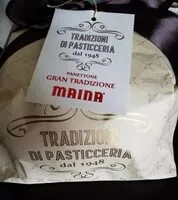 Sokerin määrä sisällä Panettone Gran Tradizione