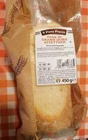 Suhkru kogus sees Pane di grano duro affettato