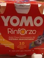 Cantidad de azúcar en Yomo rinforzo mirtilli neri