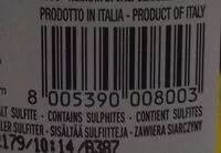 Suhkru kogus sees Valpolicella