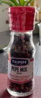 入っている砂糖の量 PEPE MIX in grani