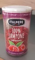 入っている砂糖の量 100% lampone liofilizzato