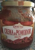 İçindeki şeker miktarı Crema di pomodori secchi