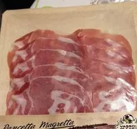Jumlah gula yang masuk Pancetta magretta a fette Veroni
