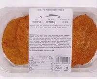 Suhkru kogus sees Cotolette Merluzzo
