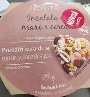 Suhkru kogus sees Insalata di mare e cereali