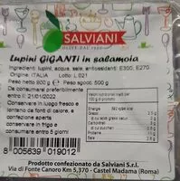 含糖量 Lupini giganti in salamoia