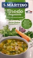 Sokerin määrä sisällä Brodo vegetale