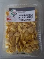 İçindeki şeker miktarı Mini ravioli à la viande « Mignon »
