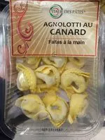 Cantidad de azúcar en Agnolotti au Canard