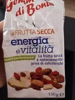 Quantité de sucre dans Mix di frutta secca energia e vitalità