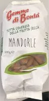 Quantité de sucre dans Mandorle