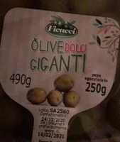 Suhkru kogus sees Olive dolci giganti