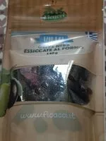 Suhkru kogus sees Olive nere essiccate al forno