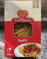 入っている砂糖の量 Fusilli