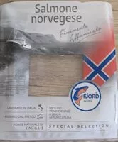 Suhkru kogus sees Salmone norvegese