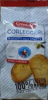 Количество сахара в Corleggeri biscotti della salute senza zucchero