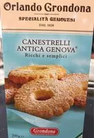 Количество сахара в Canestrelli