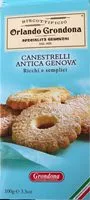 Количество сахара в Grondona canestrelli antica genova