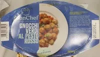 Sokerin määrä sisällä Gnocchi verdi al pesto rosso