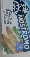 Sokerin määrä sisällä Filetti di sgombro al naturale nostromo