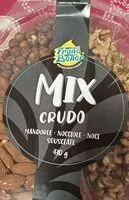 Quantité de sucre dans Mix crudo frutta secca