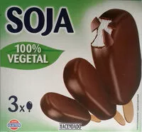 Cantidad de azúcar en Helado de soja