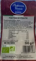 Количество сахара в Panettone bio épeautre