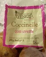 Количество сахара в coccinelle con uvetta