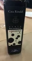 入っている砂糖の量 Vinagre balsamico