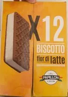 Suhkru kogus sees Biscotto fior di latte x 12