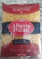 Quantité de sucre dans Tubettini pasta di semola di grano duro