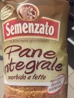 Suhkru kogus sees Pane integrale a fette
