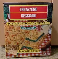 Suhkru kogus sees Erbazzone Reggiano