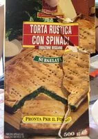 Suhkru kogus sees Torta rustica con spinaci