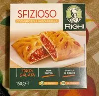 Suhkru kogus sees Sfizioso pomodoro e mozzarella