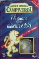 Zuckermenge drin Riso Originario