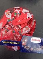 Cantidad de azúcar en Sorini Milk Chocolate Santas