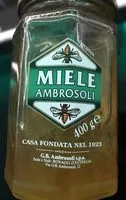 Şeker ve besinler Miele ambrosoli