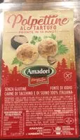 Zuckermenge drin Polpette al tartufo