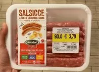 Jumlah gula yang masuk Salsicce di pollo, tacchino e suino